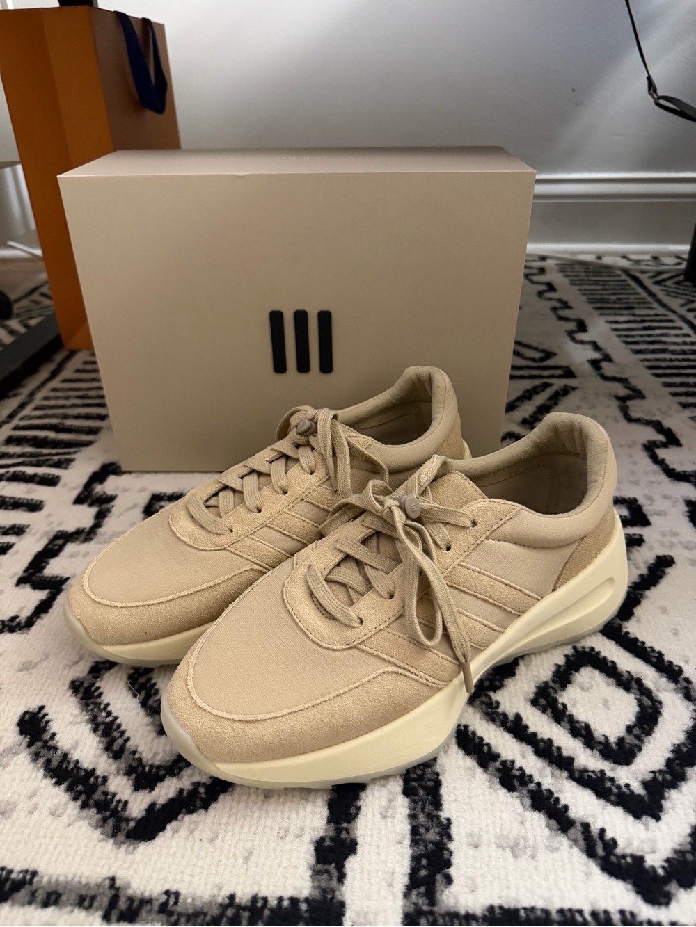 Fear of God Low-Top Sneakers in Beige